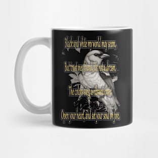 See the world in technicolor, one chirp at a time. Mug